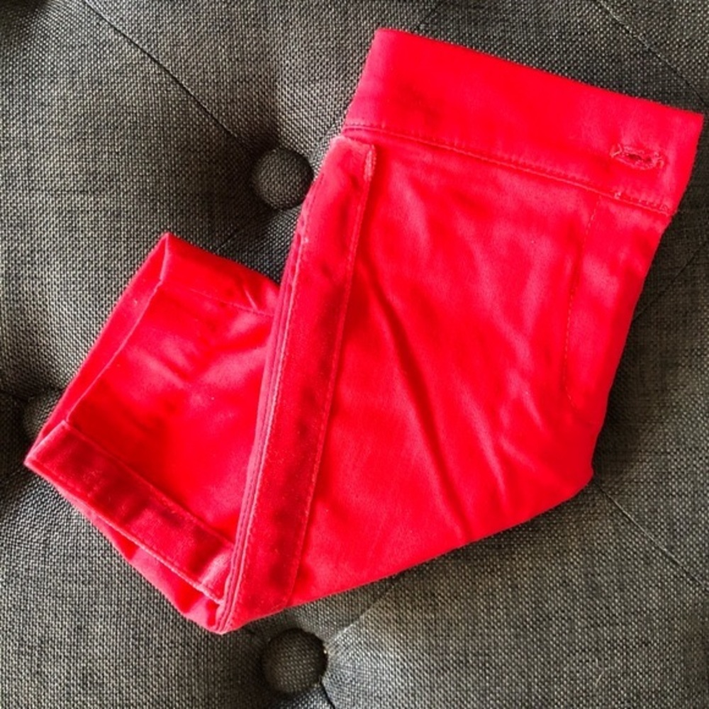 NWT Janie and Jack Cherry Red Tuxedo Pants, Baby 3-6 Months